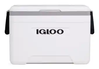 Walmart Igloo 25 QT Marine Hard Sided Cooler, White offer