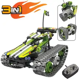 Walmart Kididdo Remote Control Building Sets R.C Racing Car/Robot/Tank Christmas Gifts for Boys Kids 8-12 offer