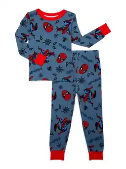 Walmart Character Toddler Viscose Unisex 2-Piece Pajama Set, Sizes 12M-5T offer