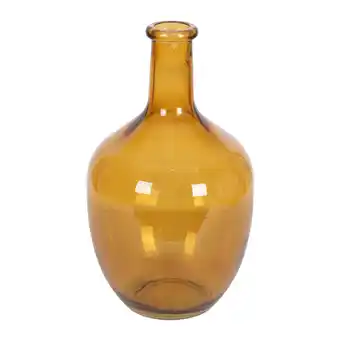 Walmart 12 High Amber Translucent Glass Indoor Tabletop Vase by Home Decor Collection offer