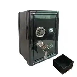 Walmart SIEYIO Mini Metal Coin Bank Locker with Keys Kids Money Saving Jar Security Safe Box offer