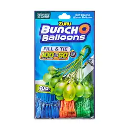 Walmart Bunch O Balloons 100 Rapid-Filling Self-Sealing Water Recycled Balloons (3 Pack) by ZURU offer