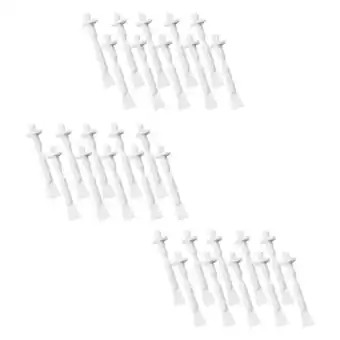 Walmart 3x 10 Pieces Flexible ing Spatula Sticks, White Applicators Removal, Mixing, Cleaning offer