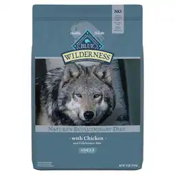 Walmart Blue Buffalo Wilderness High Protein Chicken Dry Dog Food for Adult Dogs, Grain-Free, 11 lb. Bag offer