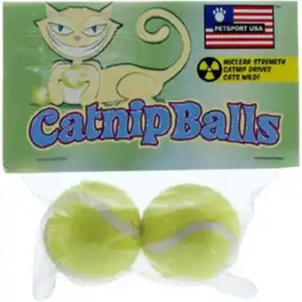 Walmart Petsport Usa Inc. Catnip Balls Cat Toy, 2 Count offer