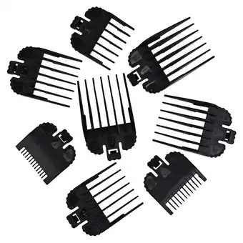 Walmart 8Pcs Professional Hair Guide Combs, Hair Hair Cutting Black offer