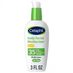 Walmart Cetaphil Daily Facial Moisturizer For Dry or Oily Combination Skin SPF 35, 3 fl oz offer