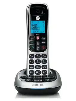 Walmart Motorola Integrated Cordless DECT 6.0 1 Handsets Cordless Phone Set with Answering Machine offer