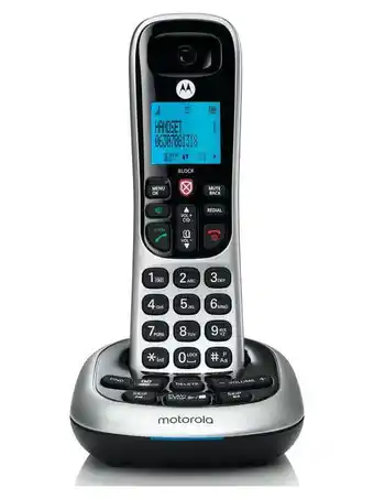 Walmart Motorola Integrated Cordless DECT 6.0 1 Handsets Cordless Phone Set with Answering Machine offer