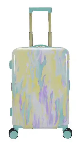 Walmart ABS Plastic 20-inch Hardside Carry-on Luggage in Tie Dye Print, All Ages offer