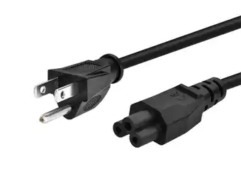 Walmart Monoprice 15ft 18AWG Grounded AC Power Cord, 10A (NEMA 5-15P to IEC-320-C5) offer