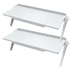 Walmart Punch- Computer Rack Plastic TV Set-top Box Screen Bracket Router Storage Rack offer