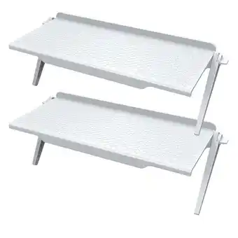 Walmart Punch- Computer Rack Plastic TV Set-top Box Screen Bracket Router Storage Rack offer