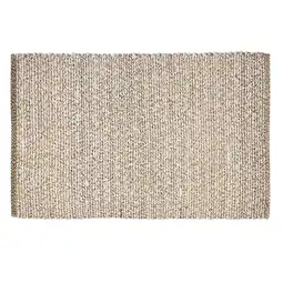 Walmart Beautiful Woven Boucle Scatter Rug by Drew Barrymore, 27 x 45, Ivory/Brown offer