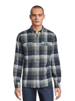 Walmart George Men's Long Sleeve Flannel Shirt, Sizes XS-3XLT offer