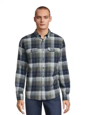 Walmart George Men's Long Sleeve Flannel Shirt, Sizes XS-3XLT offer