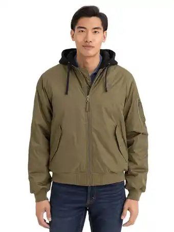 Walmart U.S. Polo Assn. Men's Bomber Jacket with Hood offer