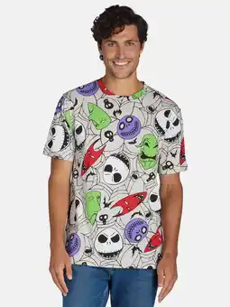 Walmart Disney Nightmare Before Christmas Men's and Men's Big & Tall Web Mask Toss Graphic Tee, Sizes S-3XL offer