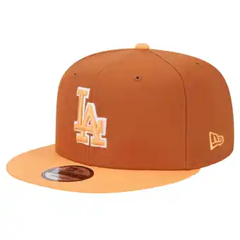 Walmart Men's New Era Brown Los Angeles Dodgers Spring Color Two-Tone 9FIFTY Snapback Hat offer