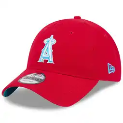 Walmart Men's New Era Red Los Angeles Angels 2024 Father's Day 9TWENTY Adjustable Hat offer