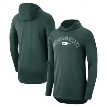 Walmart Men's Nike Green Michigan State Spartans Campus Performance Tri-Blend Long Sleeve Hoodie T-Shirt offer