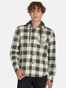 Walmart Star Wars Men’s Darth Vader Graphic Button-Up Plaid Hoodie, Sizes S-3XL offer