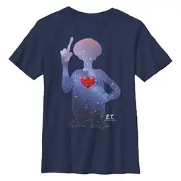 Walmart Boy's E.T. the Extra-Terrestrial Galactic Alien Heart Graphic T-Shirt offer