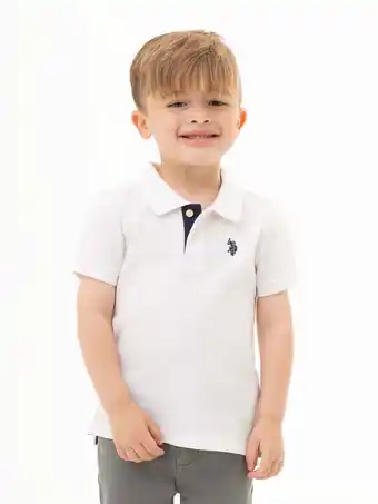 Walmart U.S. Polo Assn. Toddler Boys Pique Polo Shirt, Sizes 2T-5T offer