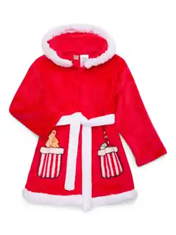 Walmart Mrs.Claus Girls Christmas Robe, Sizes 4-12 offer