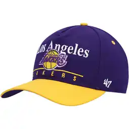 Walmart Men's '47 Purple/Gold Los Angeles Lakers Super Hitch Adjustable Hat offer