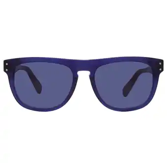 Walmart Salvatore Ferragamo Blue Browline Men's Sunglasses SF1111S 432 55 offer