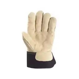 Walmart 5130M Medium Lined Leather Palm Gloves offer