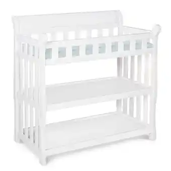 Walmart Delta Children Eclipse Changing Table with Pad, White offer