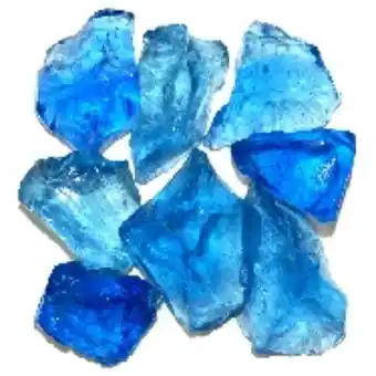 Walmart American Specialty Glass Recycled Chunky Glass, Crystal Blue - Medium - 0.5-1 in. - 5 lbs offer