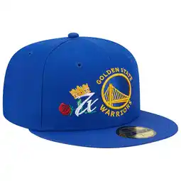 Walmart Men's New Era Royal Golden State Warriors Crown Champs 59FIFTY Fitted Hat offer