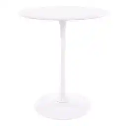 Walmart 35.5 in. Rose Round Wood Top Bar Table offer