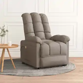 Walmart vidaXL Massage Chair Taupe Fabric offer