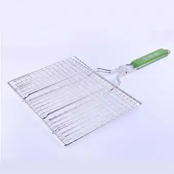 Walmart Stainless Storage Basket Barbecue Accessory - Meat Grilling Net offer