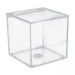 Walmart DOMELAY Acrylic Clear Storage Boxes - Set of 4 offer