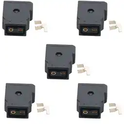 Walmart 5 Pieces Mini Female Plug DIY Adapter for Camera DSLR Cable Anton Battery Power Supplies offer