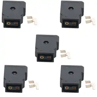 Walmart 5 Pieces Mini Female Plug DIY Adapter for Camera DSLR Cable Anton Battery Power Supplies offer