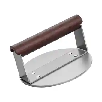 Walmart perfk Burger Press Griddle Accessories Manual Meat Beef Press for Steaks Beef Hamburge Small offer