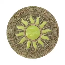 Walmart Zingz & Thingz Bursting Sun Glowing Stepping Stone 10.25x10.25x0.5 offer