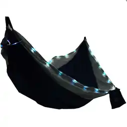 Walmart Equip Illuminated Nylon Camping Travel Hammock, 2 Person, Blue & Dark Blue offer