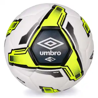 Walmart Umbro Tristar Size 4 Youth and Beginner Soccer Ball, White/Black/Yellow offer