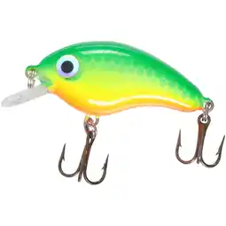 Walmart Strike King Bitsy Pond Minnow Crankbait Green Back Chartreuse Hard Bait Lure offer