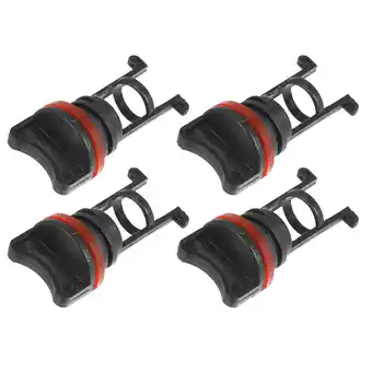 Walmart 4 Pcs Kayak Drain Plug Nylon Thread Drain Stopper for Kayak Boat Canoe Dinghy Black offer