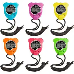 Walmart Stop Watch Set, Neon Color - Set of 6 offer