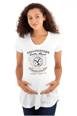 Walmart Yellowstone Dutton Ranch Y Stamp Women's Maternity T Shirt Tee Brisco Brands S offer