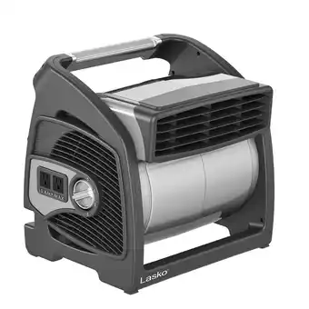 Walmart Lasko 14.5 Max Performance Pivoting Blower Floor Fan with Outlet, Black, U15701, New offer